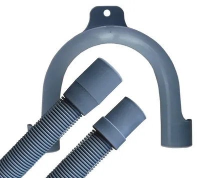 Imagen del producto de Manguera de desagüe de 19 mm x 2,5 m con soporte para lavadora o lavavajillas