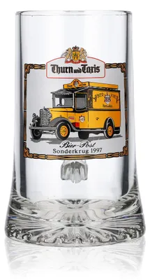 Produktbild von Thurn & Taxis Bierglas Gläser Bierkrüge Seidel 0,49l Krug Bierpost