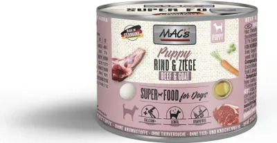 Image de MAC's Dog 200g Chiot Boeuf & Chèvre