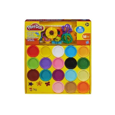Zdjęcie produktu dla Play-Doh A4897E25, Zestaw do odlewania / malowania dla dzieci, 3 lat(a), Nietoksyczne, Plastik, Różne kolory, Wielobarwny, 34 szt.