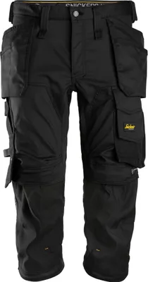 Produktbild von Snickers AllroundWork Piratenhose m. Holstertaschen Schwarz-44