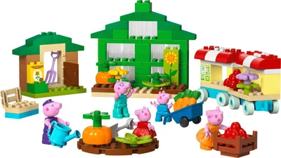Produktbild von LEGO DUPLO Opas Garten und Gewächshaus, Bausatz, 2 Jahr(e), Kunststoff, 102 Stück(e), 1,48 kg