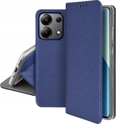 Obrázek produktu pro Pouzdro pro Xiaomi Redmi Note 13 Pro 4G SMART MAGNET CASE PENĚŽENKA + SKLO 9H