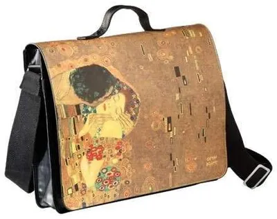 Obrázek produktu pro Goebel Artis Orbis, Gustav Klimt – Polibek, kabelka, rozměry 39 × 9 × 31 cm