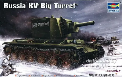 Produktbild von Trumpeter Russischer KV ''Big Turret'' 1:35, 00311