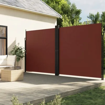Produktbild von CLORIS Seitenmarkise Ausziehbar Braun 220x1000 cm 4004779