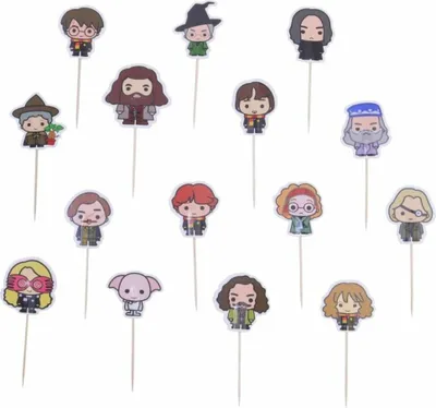 Immagine prodotto di PME Harry Potter, set di 15 cake toppers, Los Buenos