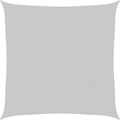 Image de Voile d'ombrage gris clair 4,5x4,5 m 100% Polyester Oxford