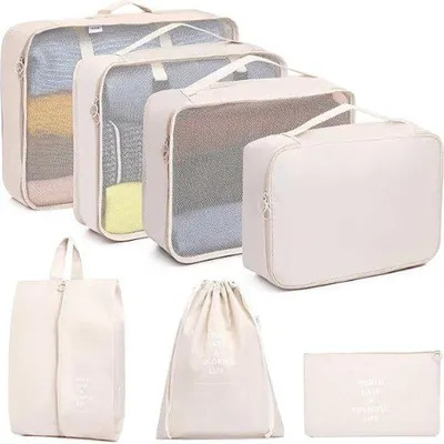 Produktbild von Famanu Backpack Organizer - Multifunktional mit mehreren Fächern - Beige