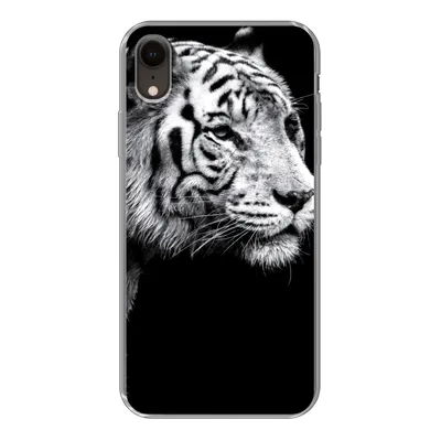 Produktbild von MuchoWow® Handyhülle Schutzhülle Hülle für iPhone XR Tiger - Wilde Tiere - Licht Silikon Softcase Handy Hülle - Schutzdeckel