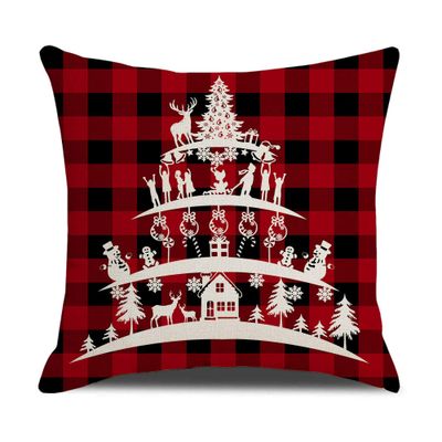 Christmas Pillow Covers 45x45cm Set Of 4 For Christmas Decorations Green  Buffalo Plaid Grinch Christmas Pillows Winter Holiday Throw Pillows  Christmas