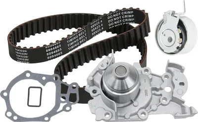 Produktbild von RIDEX 3096W0519 Zahnriemensatz + Wasserpumpe für RENAULT Clio III Schrägheck (BR0/1, CR0/1) TWINGO II (CN0) CLIO II (BB0/1/2, CB0/1/2) TWINGO I (C06)