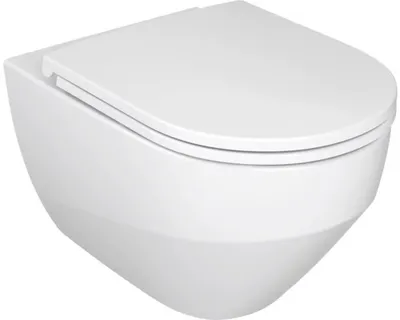 Obrázok produktu pre Závesné WC set RAVAK Zante bez splachovacieho kruhu biela vr. WC dosky X01866