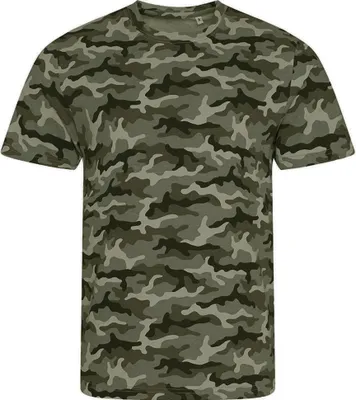 Produktbild von AWDis Herren Camouflage T-Shirt PC2978 (L) (Grün Camo)