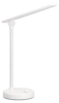 Produktbild von Page LED-Schreibtischlampe mit Akku, neutrales Licht, dimmbar. Weiße Schreibtischlampe