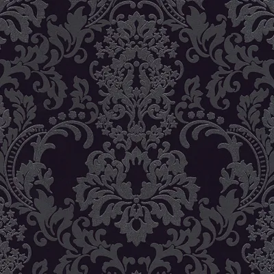 Zdjęcie produktu dla A.S. Creation | Black is Beautiful | 361663 | Tapeta flizelinowa | Barok | 10,05 x 0,53 m | Czarny | Salon | Przedpokój | Biuro | Kuchnia | Pokoje dzienne