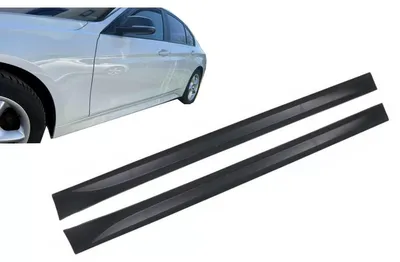 Imagen del producto de Faldones laterales para BMW Serie 3 F30 F31, berlina y familiar, modelo 2011-2019, diseño M-Tech.