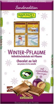 Produktbild von Vollmilchschokolade - Winter-Pflaume 80g