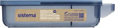 Obrázek produktu pro Sistema® Ocean Bound Krabička na svačinu 445 ml, modrá