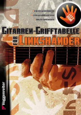 Produktbild von Gitarren-Grifftabelle für Linkshänder