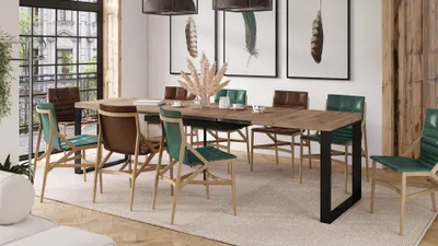 Produktbild von Design Esstisch Avari Tisch XXL ausziehbar 140 bis 290 cm