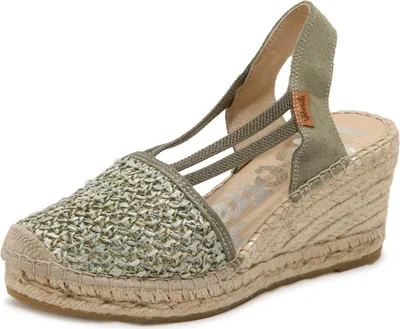 Immagine prodotto di N9904 Zeppa Espadrillas Donna Vidorreta Valenciana Woman Rafia/Lurex Sandal