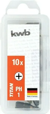 Produktbild von KWB 101582 Bits, Titan PH2 Profipack (10 Stück)