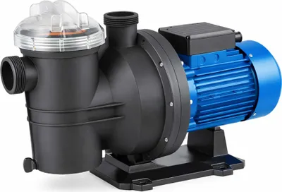 Obrázek produktu pro Bazénové čerpadlo Wiltec 13 200 l/h, 370 W, pro bazény o objemu 50–80 m³, bazénové čerpadlo s výtlakovou výškou 9 m, oběhové čerpadlo pro bazény