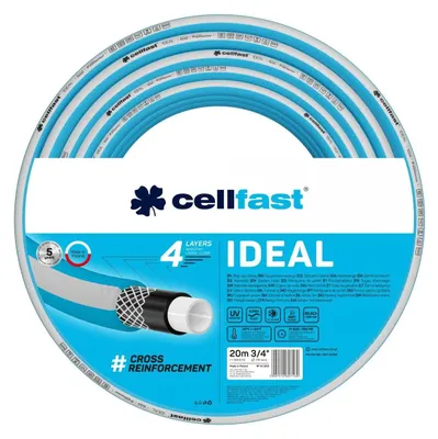 Productafbeelding van Tuinslang 20 m - Kruisvlechtwerk - 4-laags - 1/2 inch - UV-bestendig - Tot 27 bar