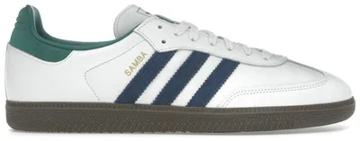 Produktbild von adidas Samba OG Black White Collegiate Green - EU 47 1/3