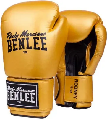 Immagine prodotto di Guanti da boxe in  RODNEY Oro/Nero 14 oz BENLEE