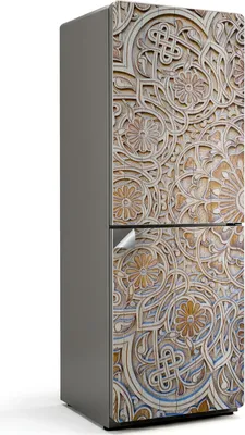 Produktbild von Kaffeetassen-Designs – Kühlschrank Aufkleber – Klebefolie Kühlschrank – Kühlschrank Dekor – Kühlschrankfolie selbstklebend – Küchen Dekoration – 70x190 cm