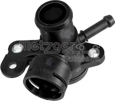 Produktbild von METZGER 4010132 Kühlmittelflansch für VW GOLF VI (5K1) Wasserflansch