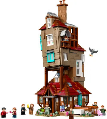 Produktbild von LEGO Harry Potter Der Fuchsbau – Sammleredition, Haus der Weasleys, Bauset zum Sammeln, 10 Minifiguren sowie die Eule Errol, Geschenk für erwachsene Fans der Zauberwelt, Sammlerstück 76437