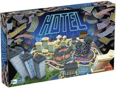 Imagen del producto de - Hôtel Brettspiel: Estrategia familiar en 3D.- A partir de 8 años
