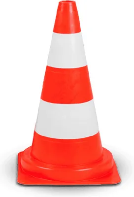 Produktbild von Verkehrskegel 50 cm Warnkegel Verkehrsleitkegel Pylone Markierungskegel Verkehrshütchen