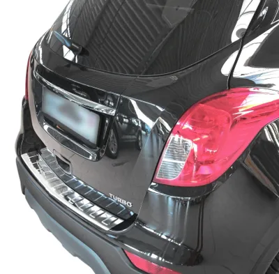 Für Opel Mokka ab 2012- / Mokka X ab 2016- LADEKANTENSCHUTZ Edelstahl V2A Schutz in der Farbe von Recambo e.K.
