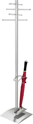 Produktbild von Kerkmann Kleiderständer Ästhet 30621114 silber Metall 8 Haken 37,0 x 180,0 cm