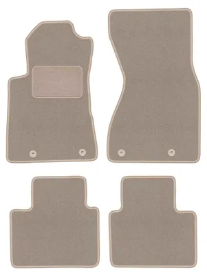 Imagen del producto de Alfombrillas de moqueta para Audi A8 D2 1994-2002 (sedán) – juego de 4 piezas, beige, a medida – Wielganizator LUX