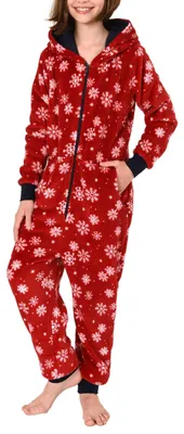 Obrázek produktu pro Dívčí overal pyžamo - ice crystal star look - 291 467 97 951 ; červená , 140