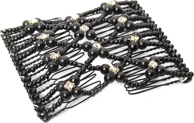 Produktbild von Trend Magic Combs Perlen und Strass Schwarz