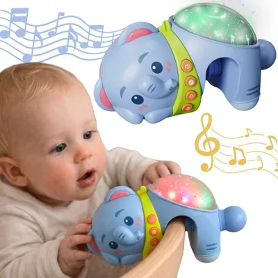 Productafbeelding van Woopie Baby Star Projector Olifant Nachtlampje voor kinderen
