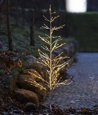 Produktbild von Sirius LED-Baum Isaac Tree 228 LED warmweiß außen 160 cm weiß