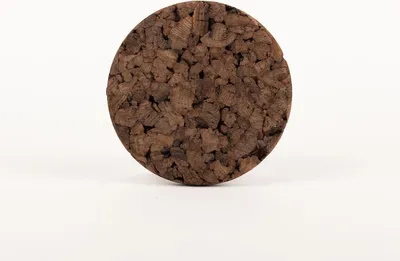 Produktbild von INNA-Glas Untersetzer Presskork MANARA, rund, dunkel, 1,8cm, Ø13cm - Korkuntersetzer