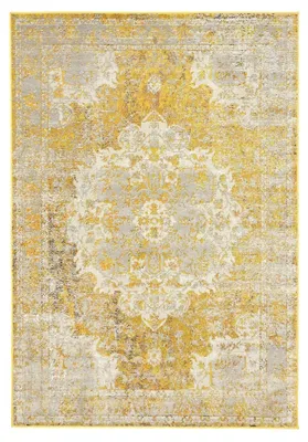 Produktbild von Vintage Gelbes Teppichboden 140 x 200 cm für Innen