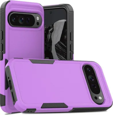 Produktbild von Mobigear Heavy Armor Google Pixel 9 Pro XL Hülle Hardcase Backcover Stoßfest - Lila