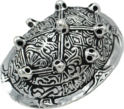 Produktbild von Wikinger Schalenfibel Saltvik silber