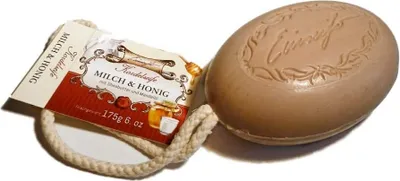 Produktbild von Einseifer Kordelseife mit Sheabutter Milch und Honig, 175 g