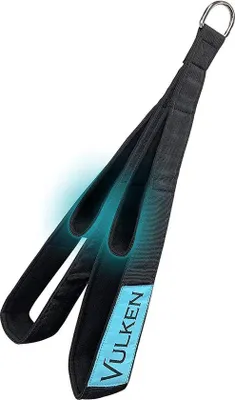 Immagine prodotto di Unyqoos® Cavo per tricipiti Vulken – Maniglia regolabile in lunghezza 95/69 cm (37/27") per macchine a cavo, esercizi per i tricipiti, esercizi per i muscoli della schiena e esercizi per i bicipiti – Adatto per uso professionale e domestico