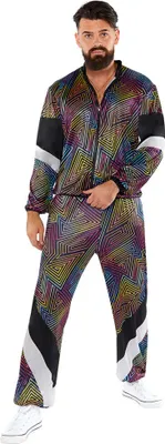 Produktbild von Volwassen kostuum Neon Retro Shell Suit Uni Maat M